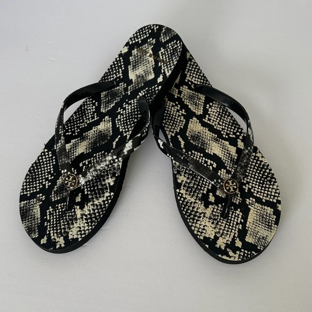 Tory Burch Snakeskin Sandal